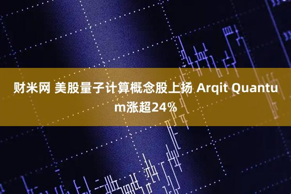财米网 美股量子计算概念股上扬 Arqit Quantum涨超24%